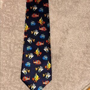 Colorful Fish Pattern Men’s Neck Tie